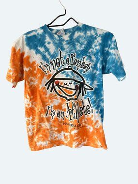 Coed Sportswear Y2K Tie Dye Graphic Tee Athlete Girl Power Youth M XS